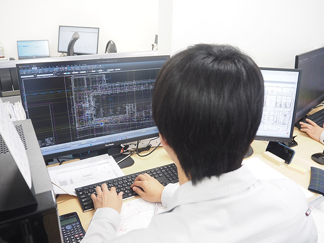 施工図・検討図の修正・資料作成